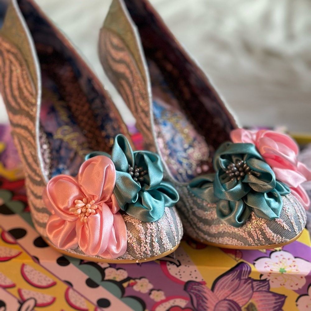 Irregular Choice mint heels Little Peaches size 40 EU 9 US NEW